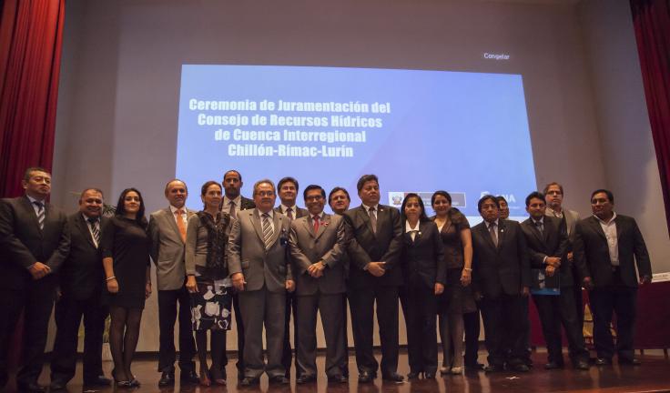 Ministro de Agricultura y Riego juramenta a miembros del Consejo de Recursos Hídricos de Cuenca Interregional Chillón-Rímac-Lurín