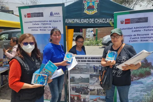 Autoridad Nacional del Agua promueve la cultura sobre prevención y preparación ante fenómenos naturales