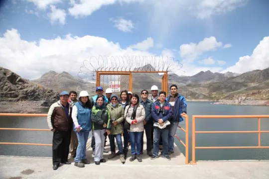 Integrantes del Consejo de Recursos Hídricos de Cuenca Interregional Chillón Rímac Lurín recorren la cuenca del río Rímac