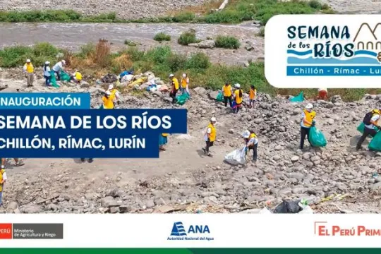 “Semana de los ríos Chillón, Rímac y Lurín” busca fomentar el cuidado y preservación de fuentes naturales